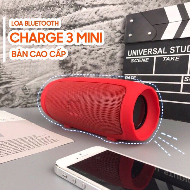 Loa Bluetooth Không Dây Charge 3 Mini Vỏ Nhôm Nghe Nhạc Hay, Âm Thanh Chất Lượng, Hỗ Trợ Cắm Thẻ Nhớ Tf, Usb