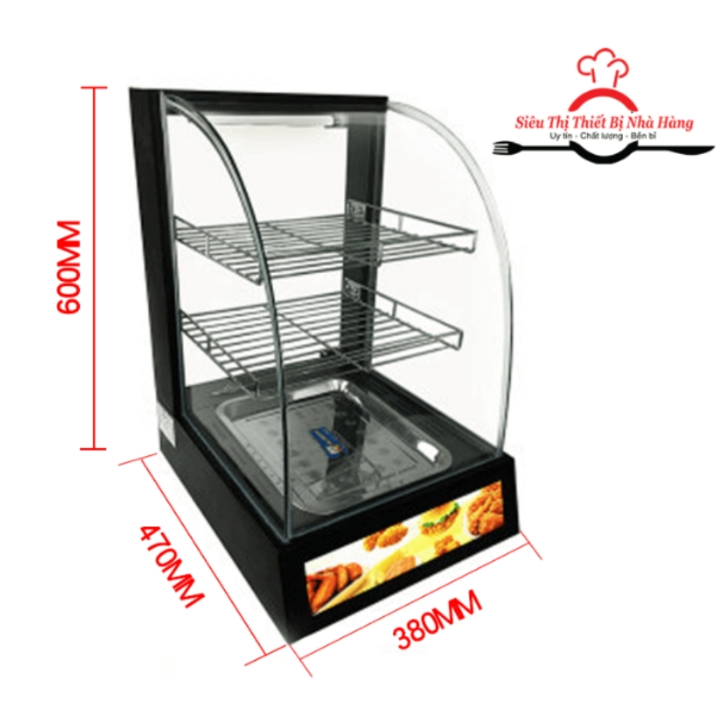 TỦ TRƯNG BÀY GÀ RÁN NB-2P-1