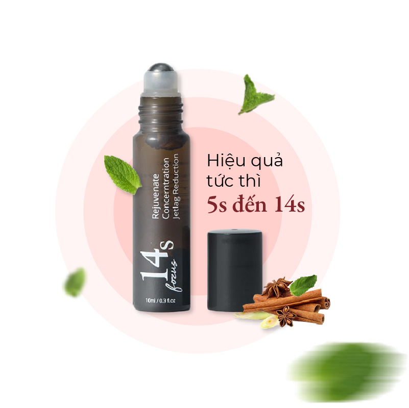 Tinh dầu lăn 14S Focus  Giúp tập trung phấn chấn trị đau đầu