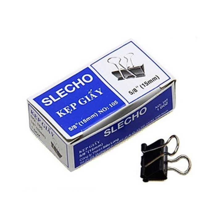 Combo 5  Hộp Kẹp bướm Slecho 15mm ( 1 lốc)