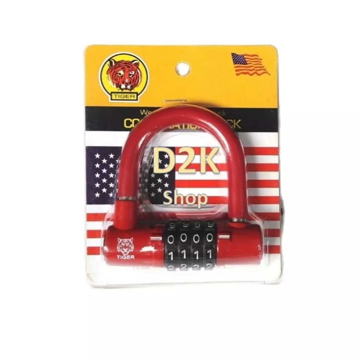 [HCM]Combo 2 Khóa Số Chọn Chữ U Hiệu Tiger