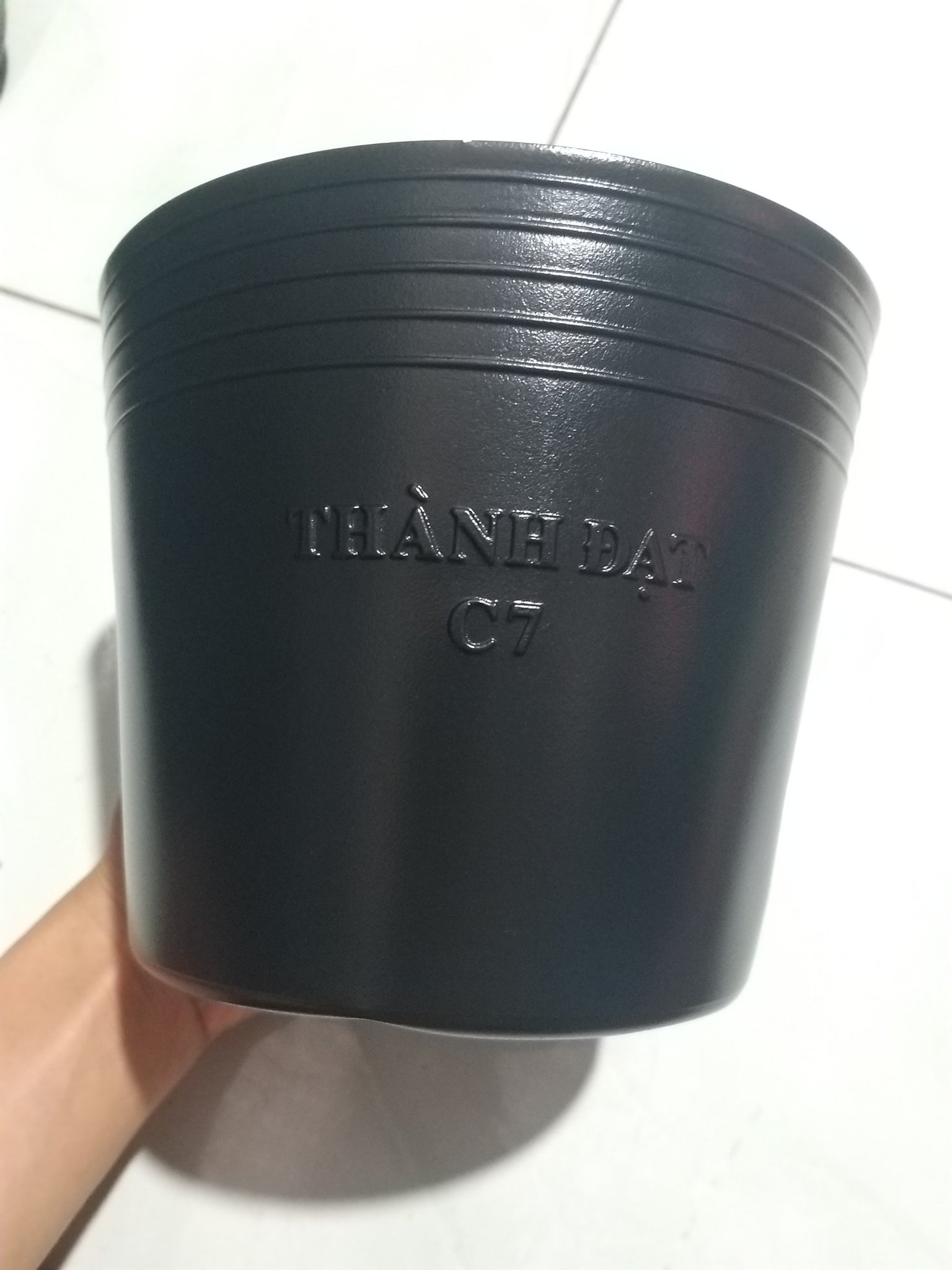 Chậu nhựa mềm đen thành đạt nhiều size ( bộ 10 chậu )