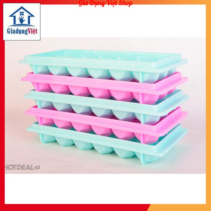Khay đá nhựa 18 viên Việt Nhật