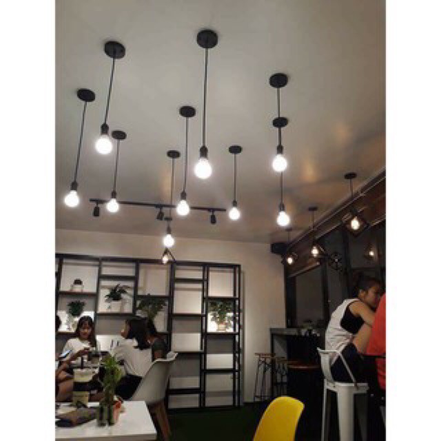 [HCM]Bộ đui đế thả 1 mét và bóng đèn LED