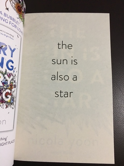 Truyện Ngoại Văn: The Sun Is Also A Star (Phiên Bản Tiếng Anh)