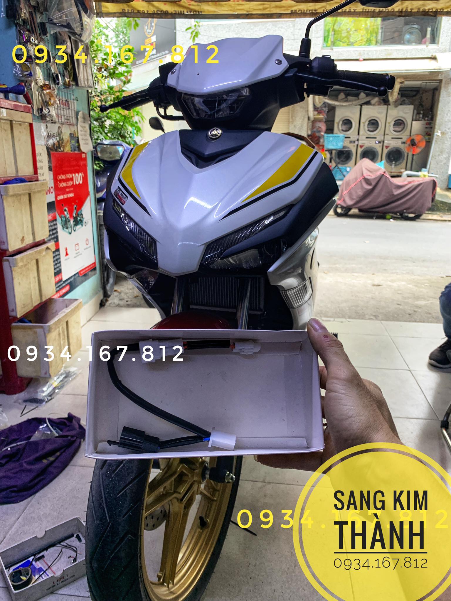 Mạch Bật Đèn Pha Giữ Đèn Cos xe Exciter 155 vva