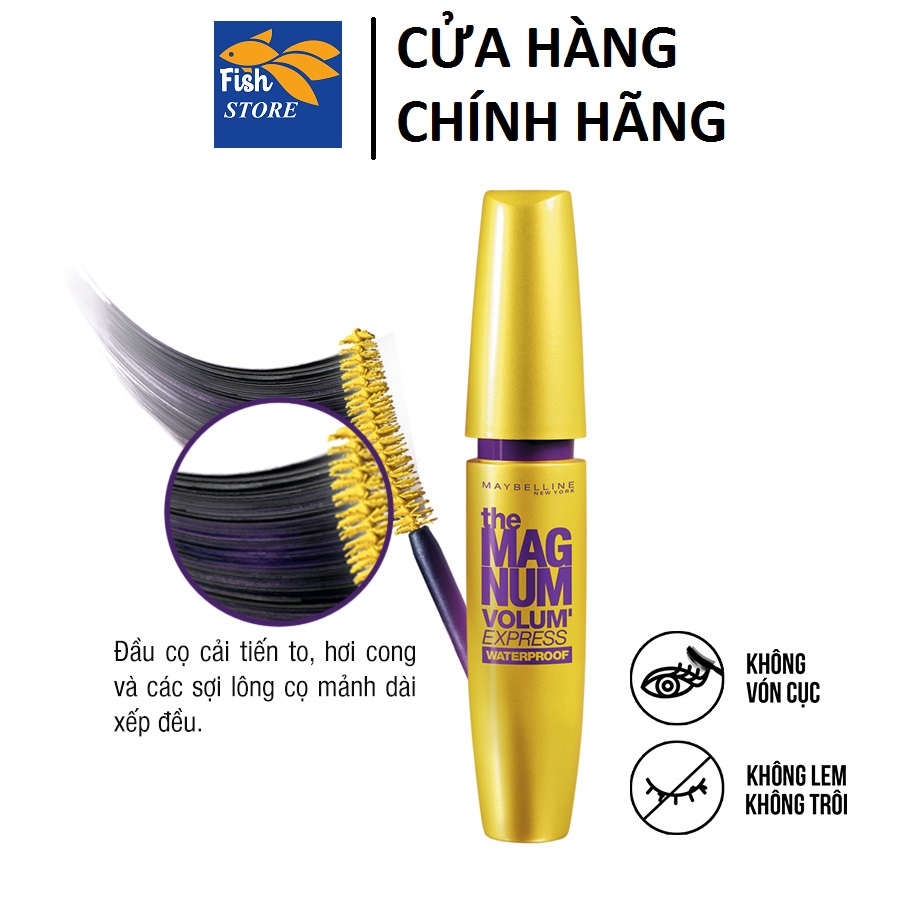 (Có Quà Tặng) Mascara Maybeline , Chuốt Mi Maybeline vàng