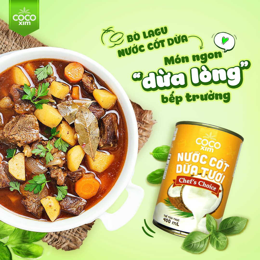 Nước cốt dừa Chef's Choice Cocoxim 400ml