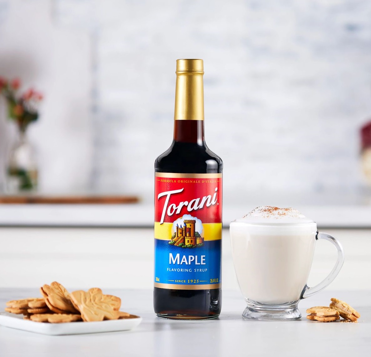Torani Classic Siro Pha Chế Lá Phong Maple Syrup 750ml Mỹ