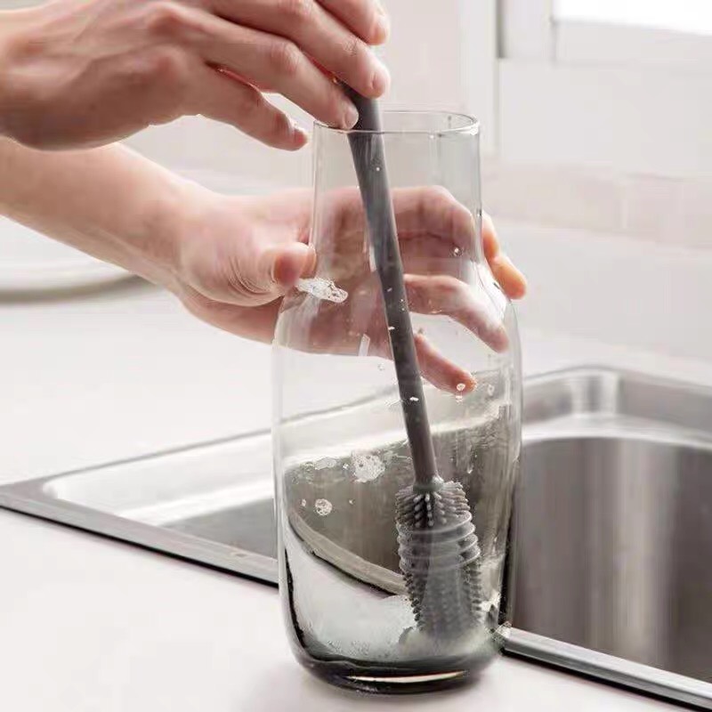 Cọ rửa bình sữa, ly, lọ bằng silicon bền chắc