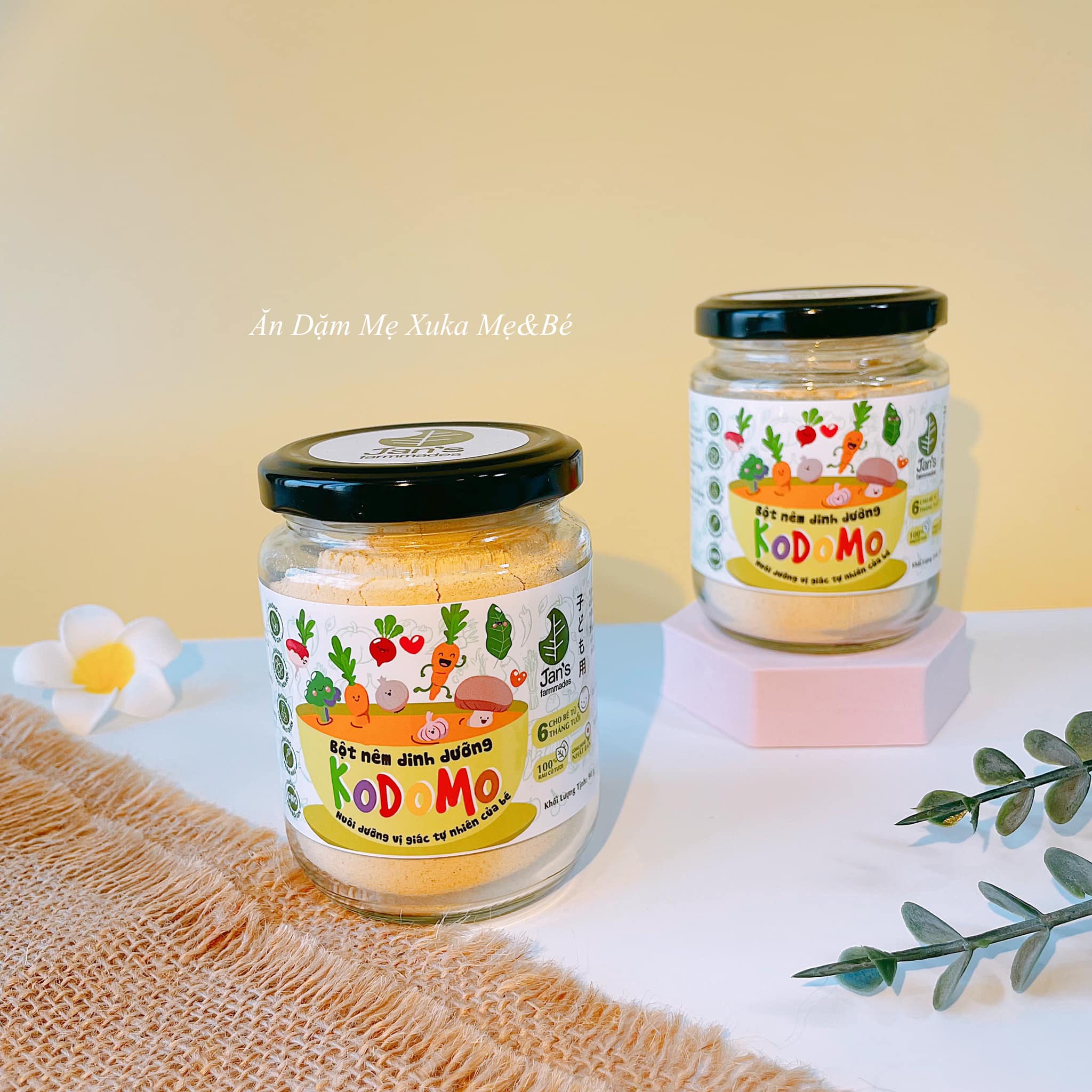 Hạt nêm dinh dưỡng rau củ KODOMO 90g