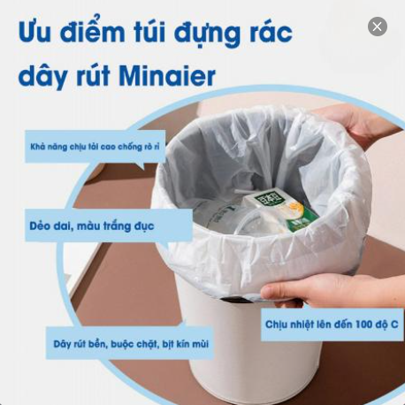 Túi Đựng Rác Cuộn 100 Túi Siêu Dai