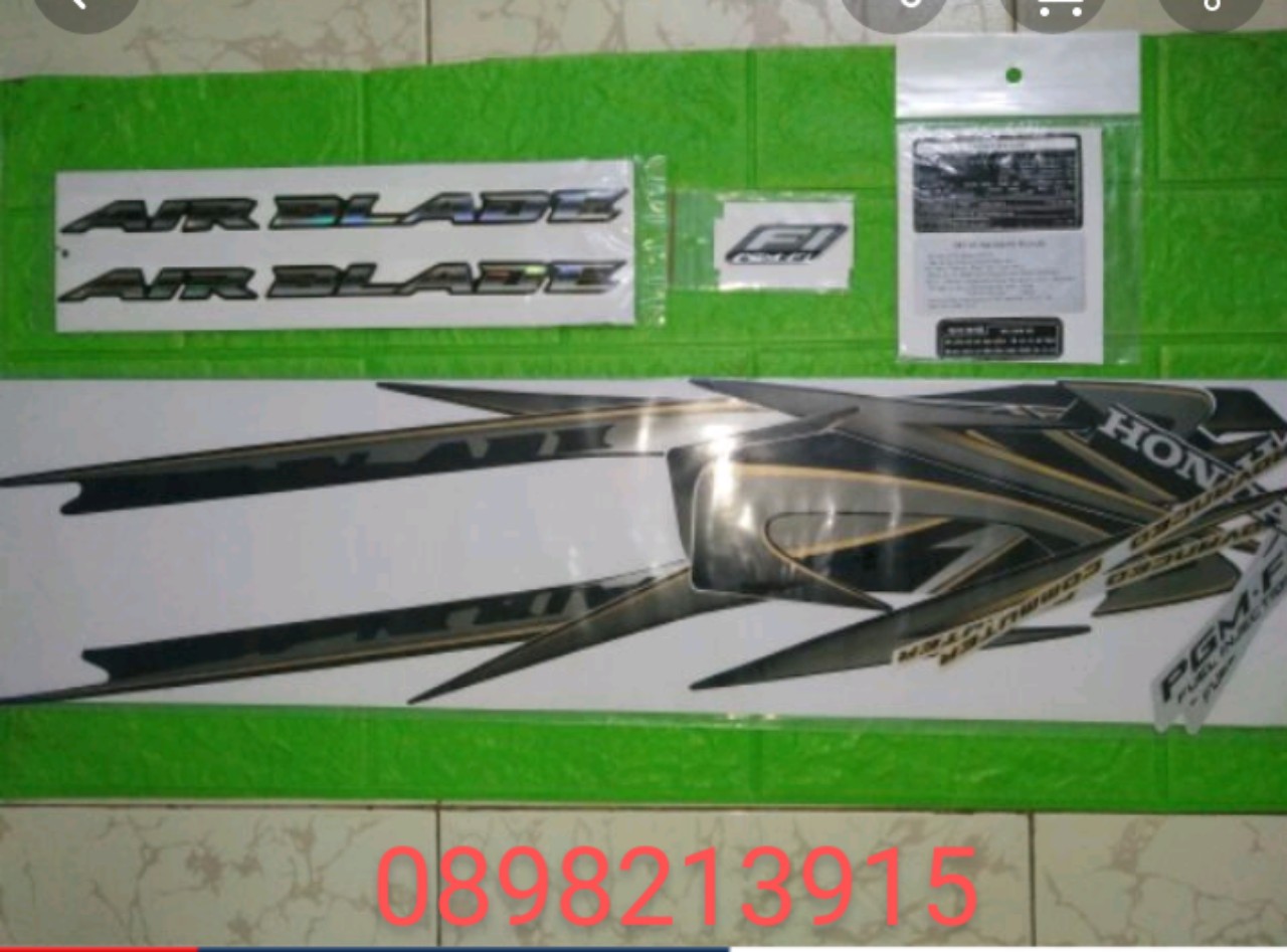 Trọn bộ tem Airblade Fi 2010 màu đen