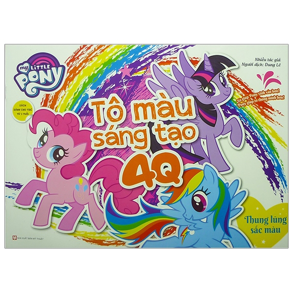 Fahasa - My Little Pony - Tập Tô Màu Sáng Tạo 4Q - Thung Lũng Sắc Màu
