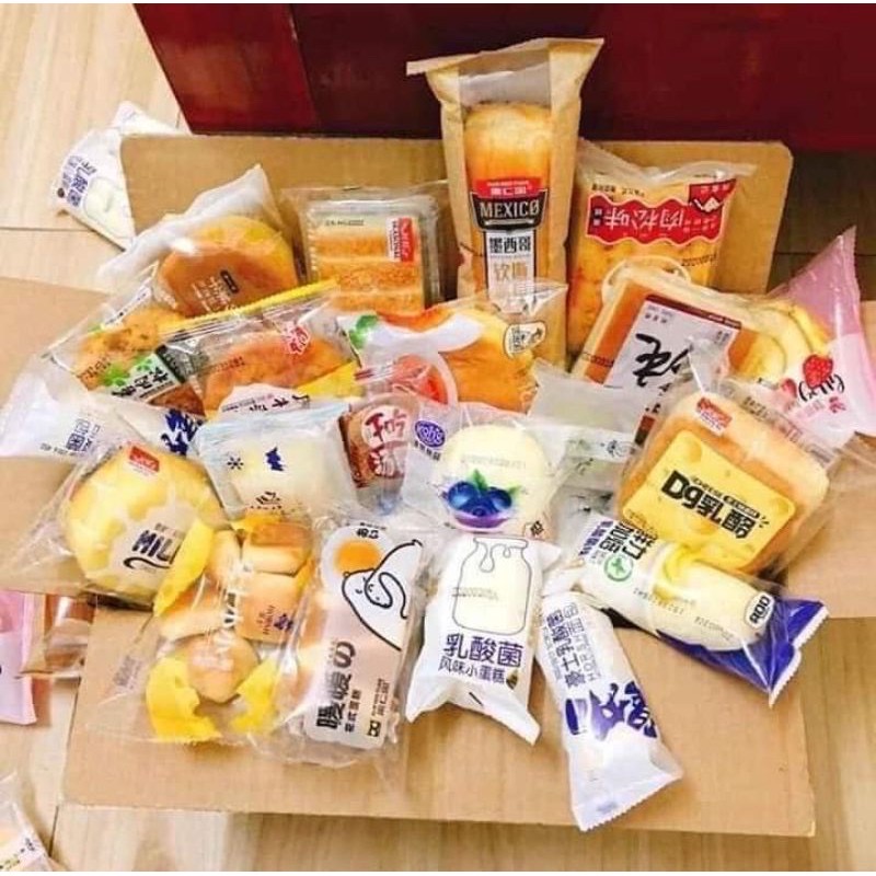 Sẵn 1 thùng 2kg bánh Đài Loan mix trên 20 vị