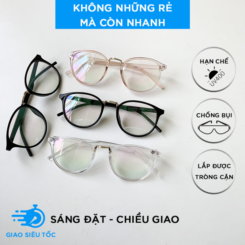 Giá bán Kính Thời Trang Nữ AH159 - Mắt kính giả cận nam nữ Gọng Dẻo Hàn Quốc Tr90 209 Siêu Xịn đẹp