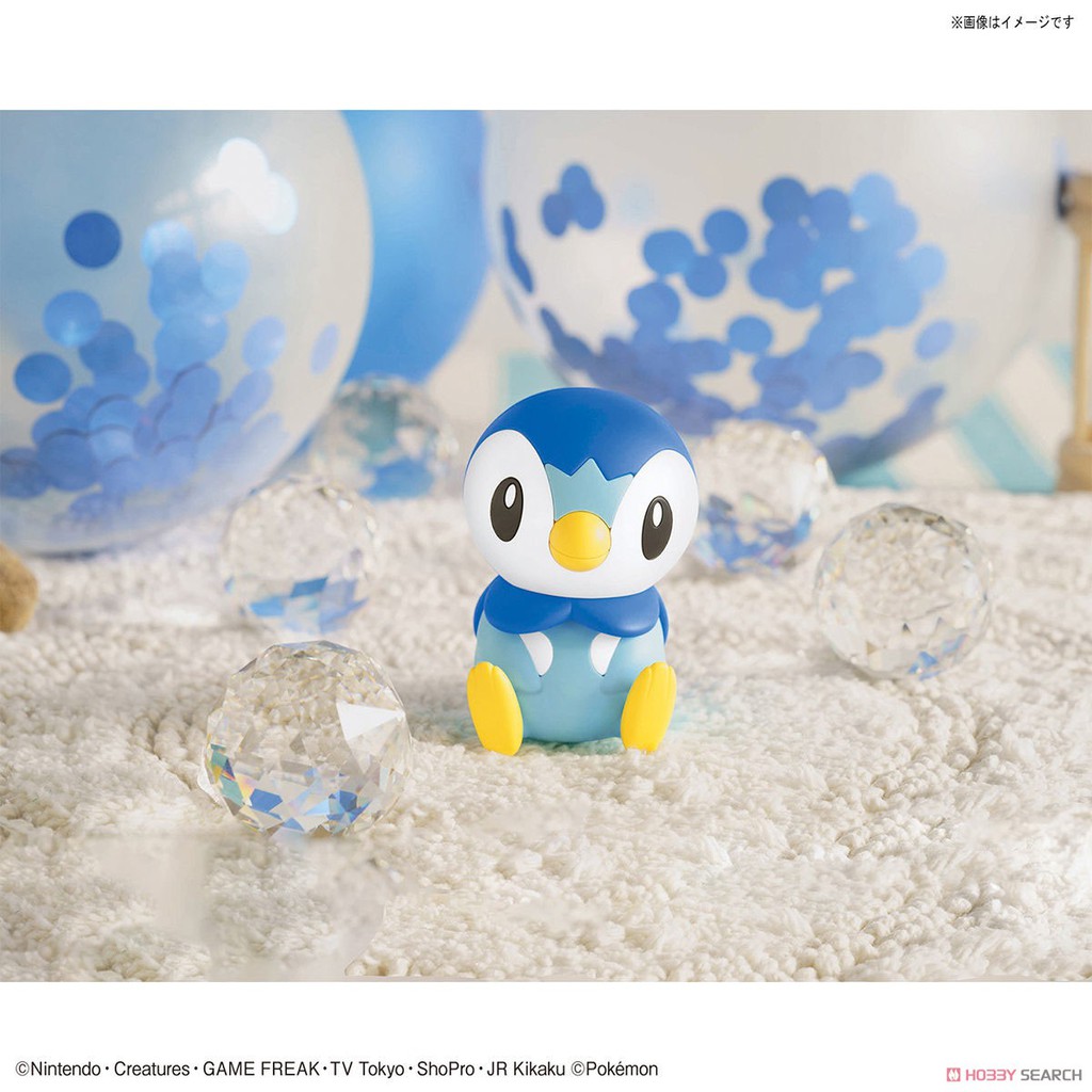 [Hoàn Tiền 10%]Mô hình lắp ráp Pokemon Plastic Model Collection Quick 06 Piplup Bandai