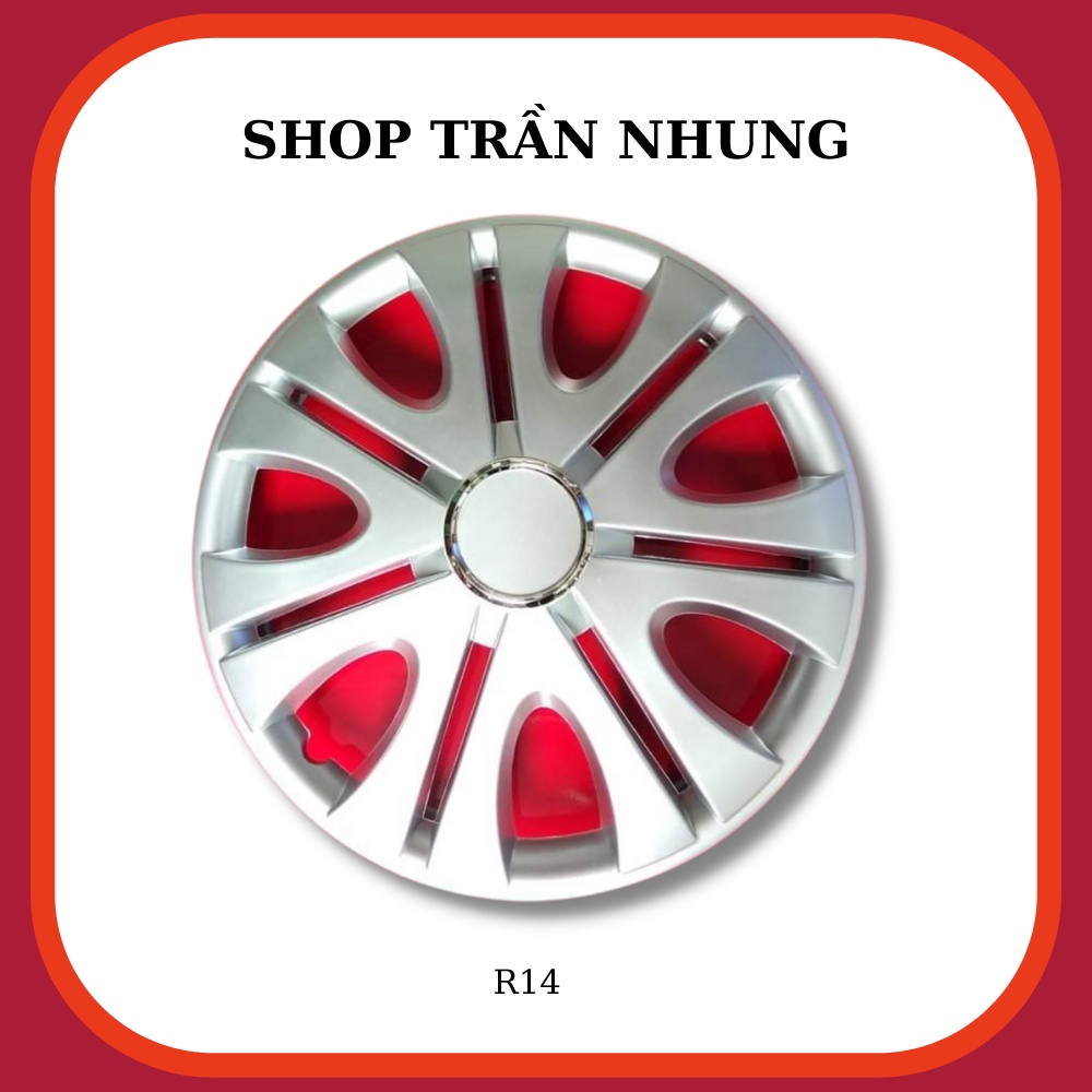 Ốp Chụp Mâm (Lazang) Oto R14 - 14 Inch - Bộ 4 Chiếc