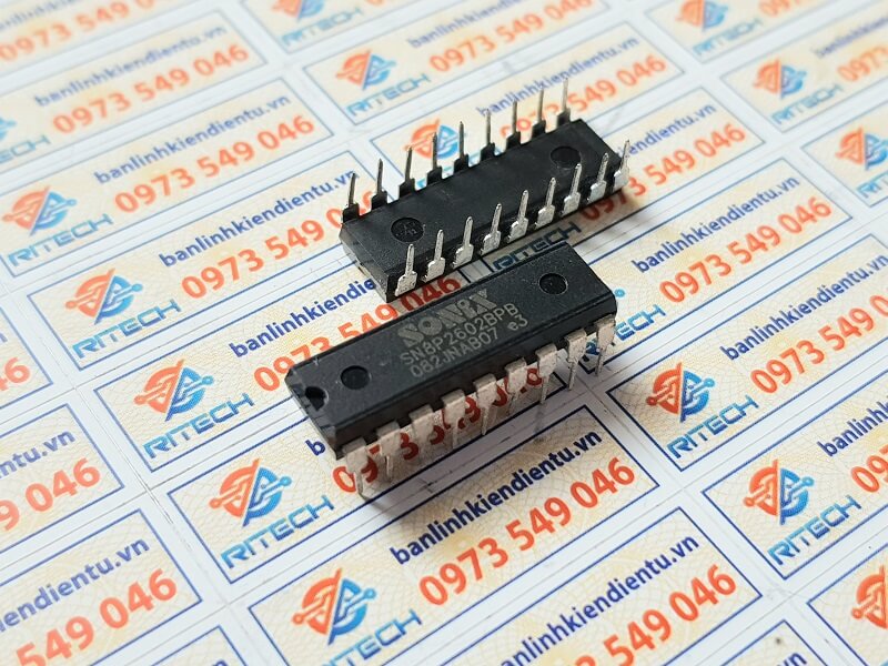 Combo 3 con sonix sn8p2602bpb dip-18 ic chức năng