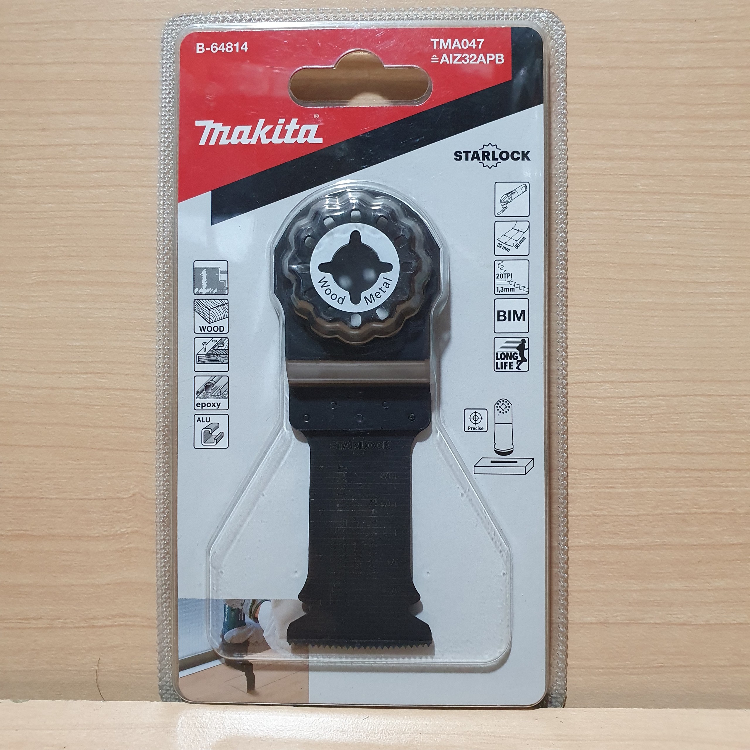 Lưỡi cưa 28/Tma047 Makita B-64814 (LƯỠI CẮT RUNG ĐA NĂNG)
