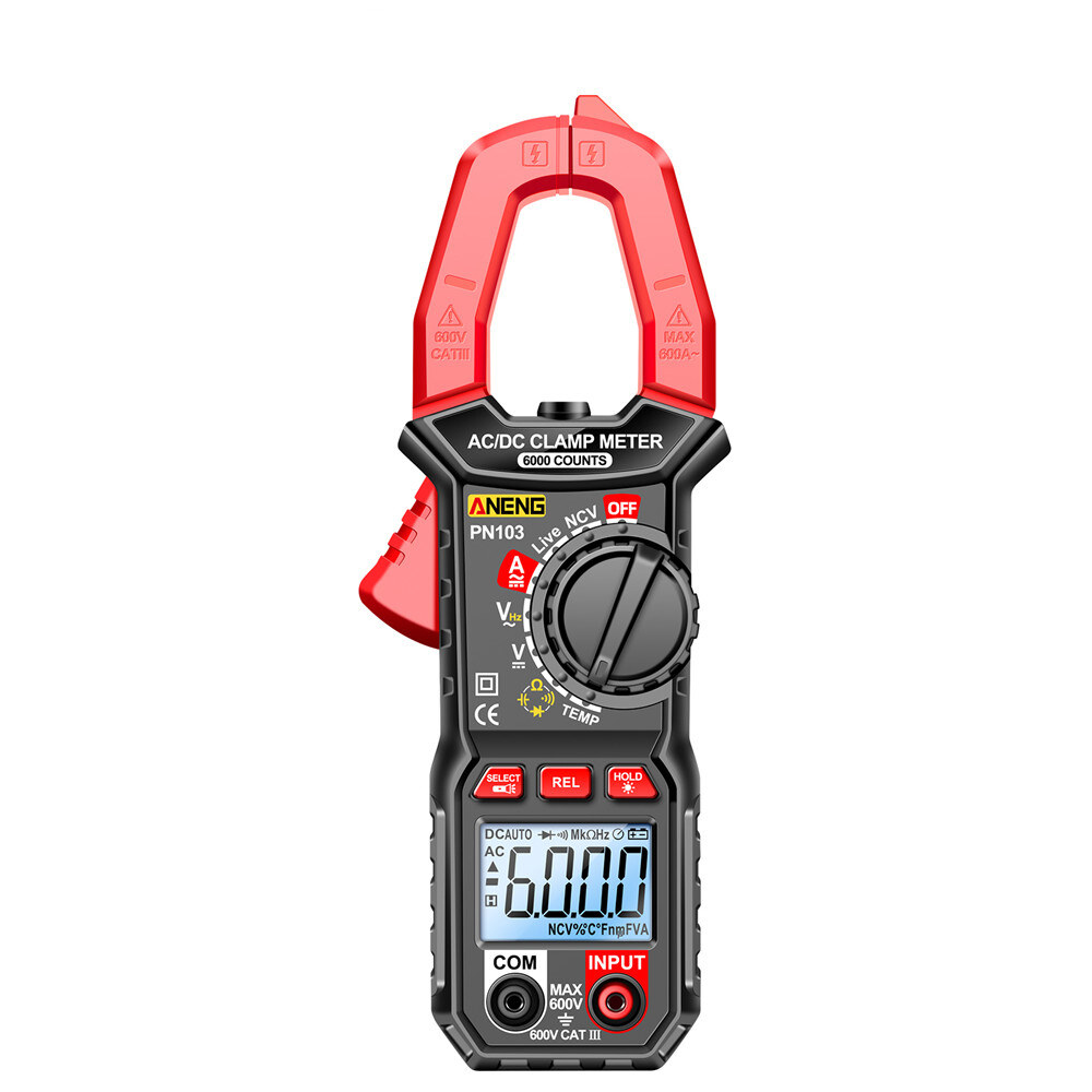 Shockley PN103 Đồng Hồ Kẹp Đo Điện Kỹ Thuật Số Autoranging TRMS AC/Điện Áp Một Chiều/Điện Dung Tần Số Liên Tục Dòng Điện NCVT Temp