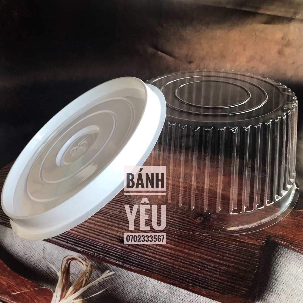 Bộ 10 Hộp nhựa đựng bánh mì, bánh su, bông lan trứng muối, rau câu tự chọn