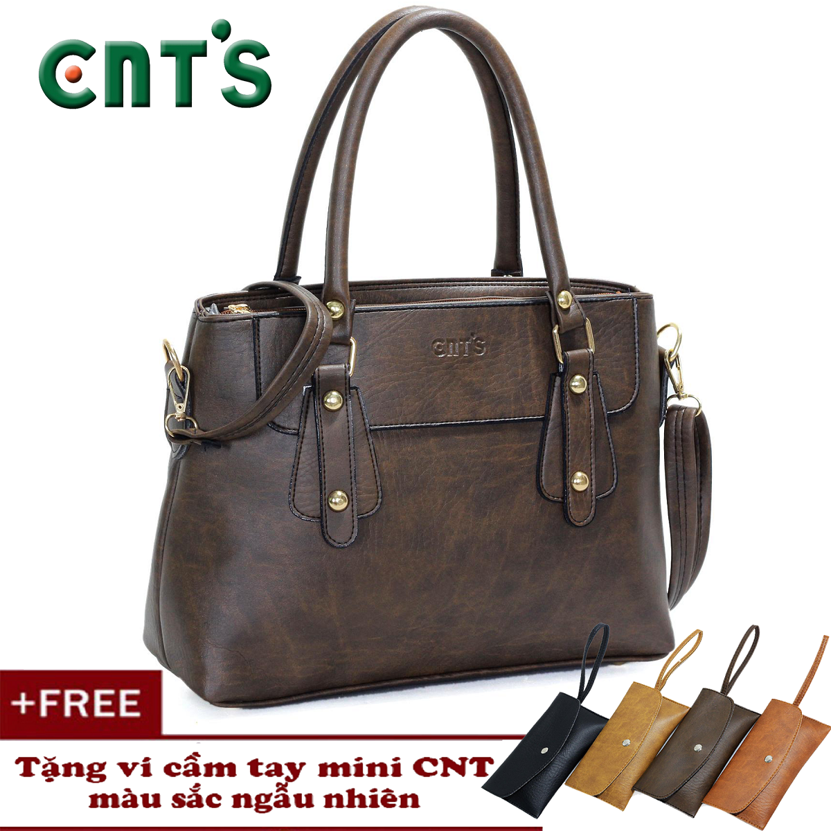 Túi Xách Nữ Thời Trang CNT TX38 Cao Cấp (Tặng kèm ví)