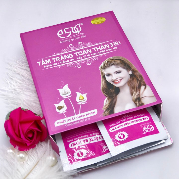 Tắm Trắng Toàn thân E5 3in1
