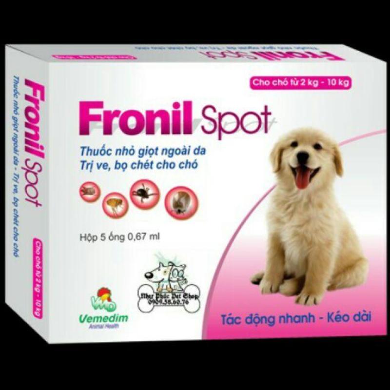 Nhỏ Gáy Fronil Spot Trị Ve, Rận Bọ Chét cho chó mèo ống 0.67ml