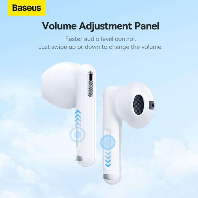 Tai Nghe Bluetooth Baseus WX5 4-Mic ENC Sử Dụng 30 Giờ