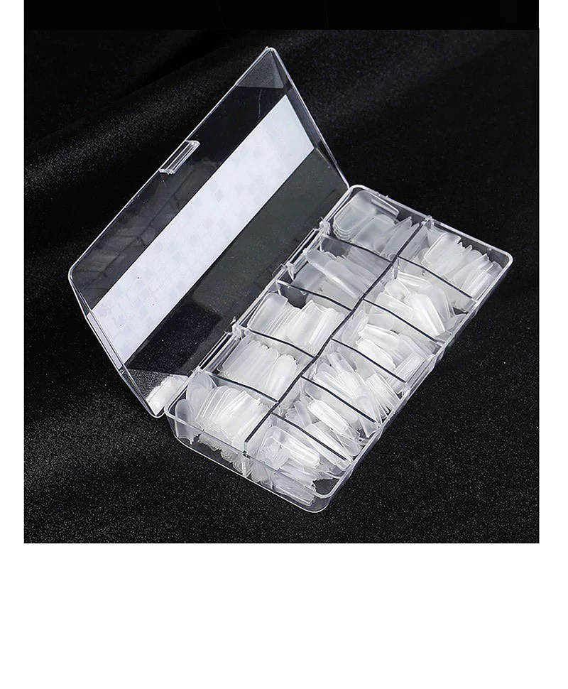 Hộp 500 móng up HSM (3 màu lựa chọn: Trắng Trong Nhám) - BUMSTORE