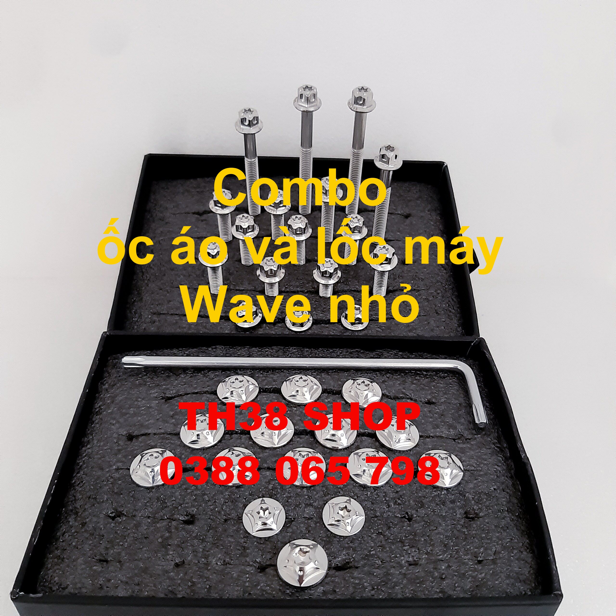 combo ốc lốc máy và ốc áo salaya wave nhỏ