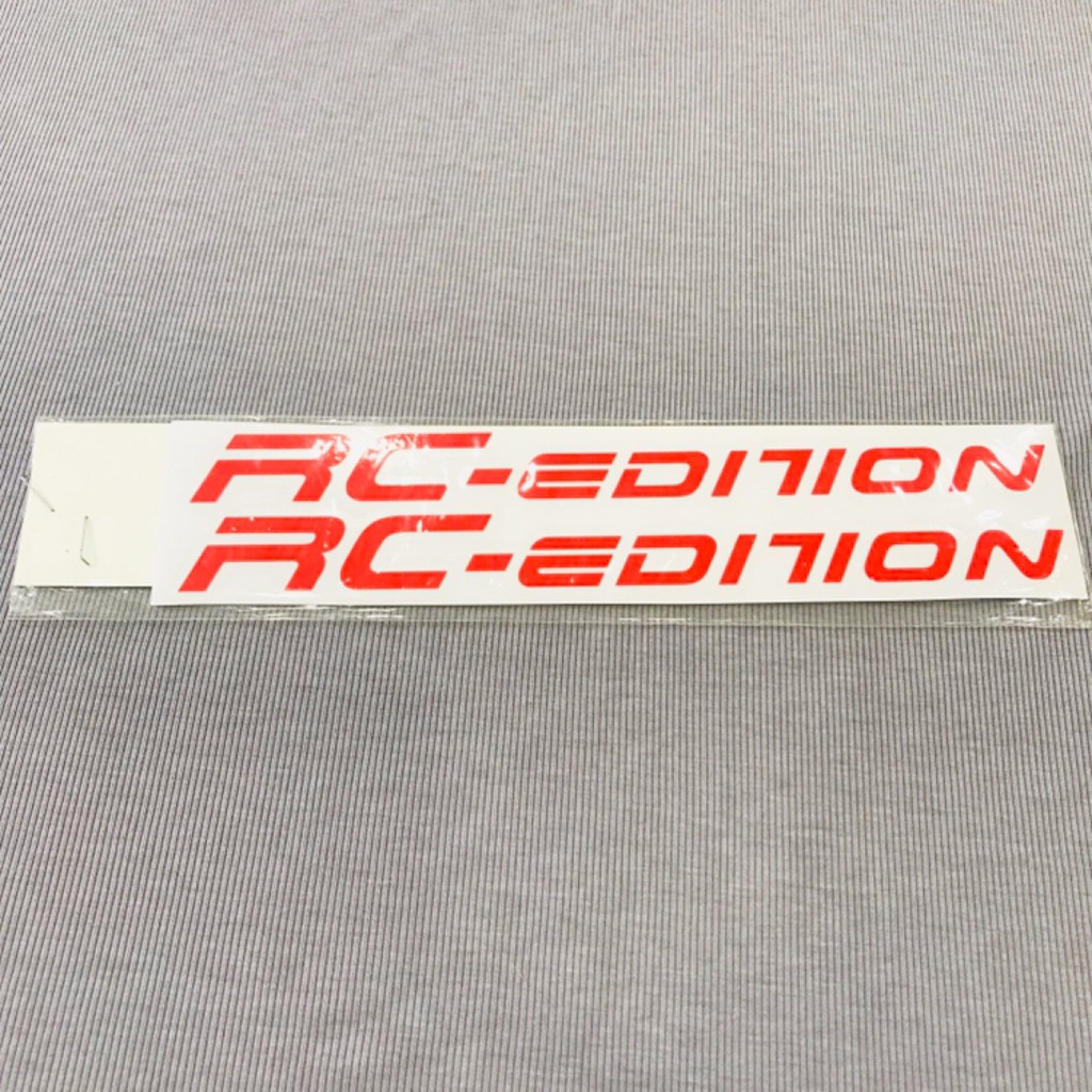 Cặp tem dán phuộc phản quang RC edition đủ màu