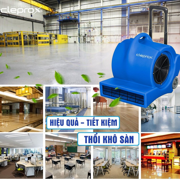 Quạt sấy thổi thảm 3 cấp độ CleproX CX-1000 (DC100)