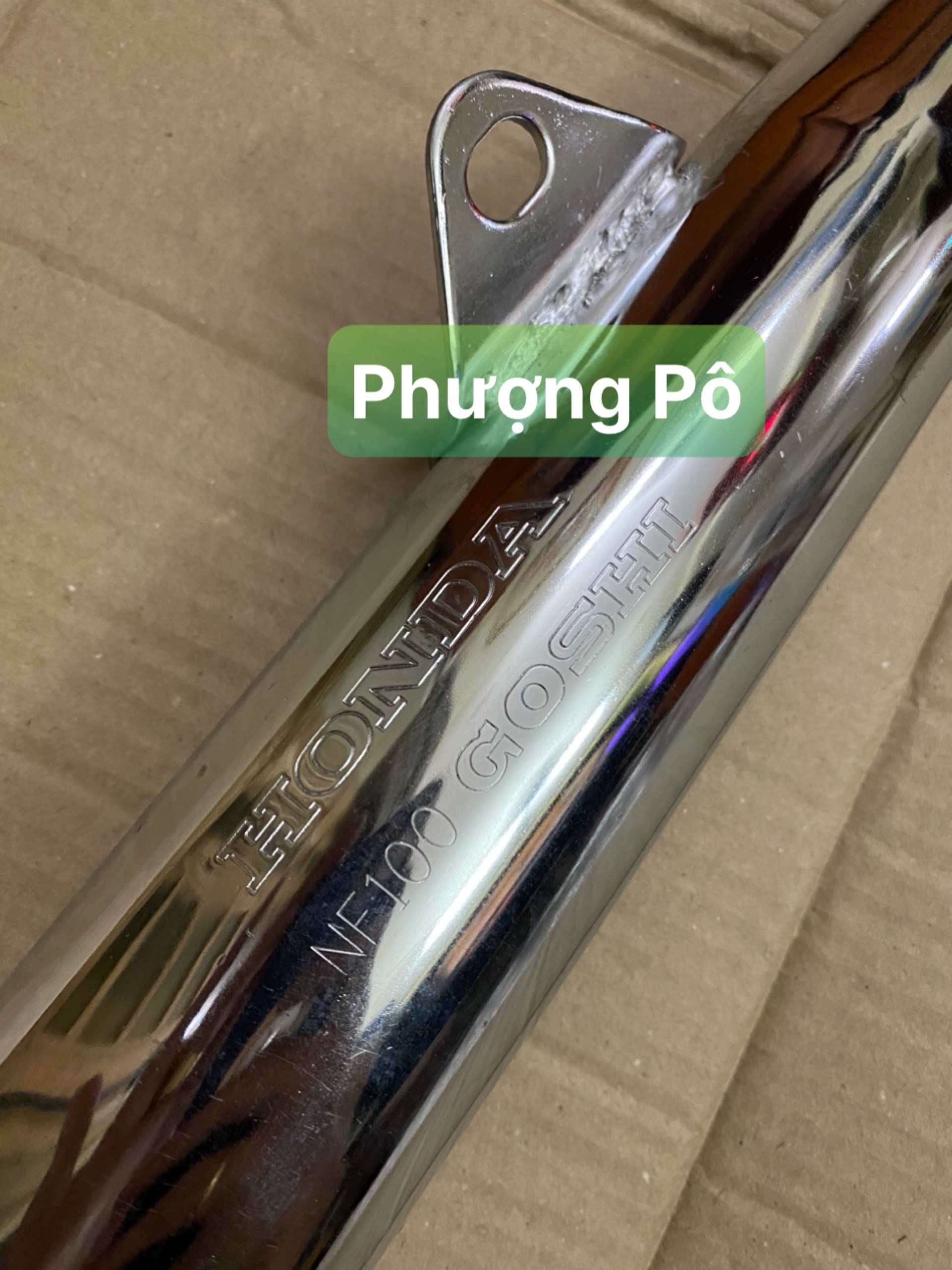 [HCM]Pô wave đuôi xéo nhỏ GOSHI móc cam xăng