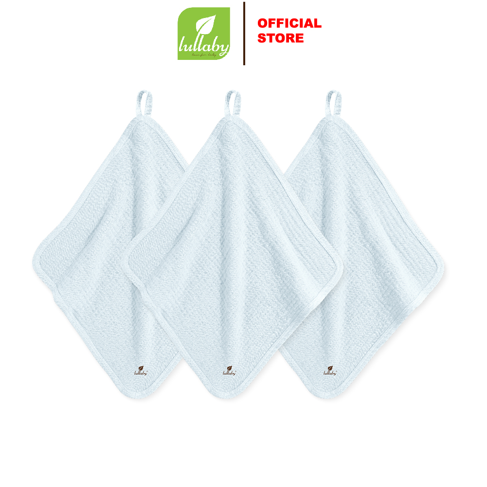 LULLABY - NH575M - Set 3 khăn xô sữa (loại có móc treo)