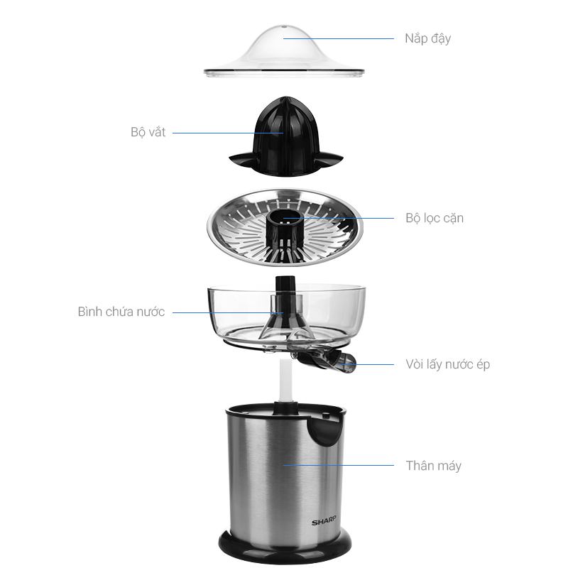 Máy Vắt Cam Sharp EJ-J130-ST