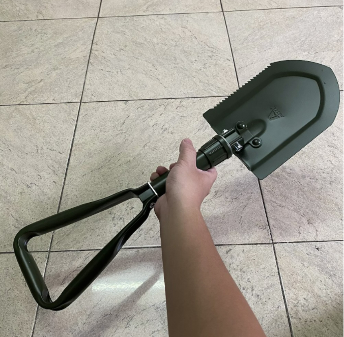 Cuốc Làm Vườn Gấp Gọn, Xẻng Quân Dụng Đa Năng 47cm