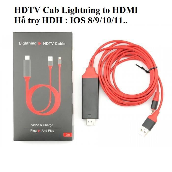 Cáp MHL Lightning to HDMI cho iPhone iPad cao cấp