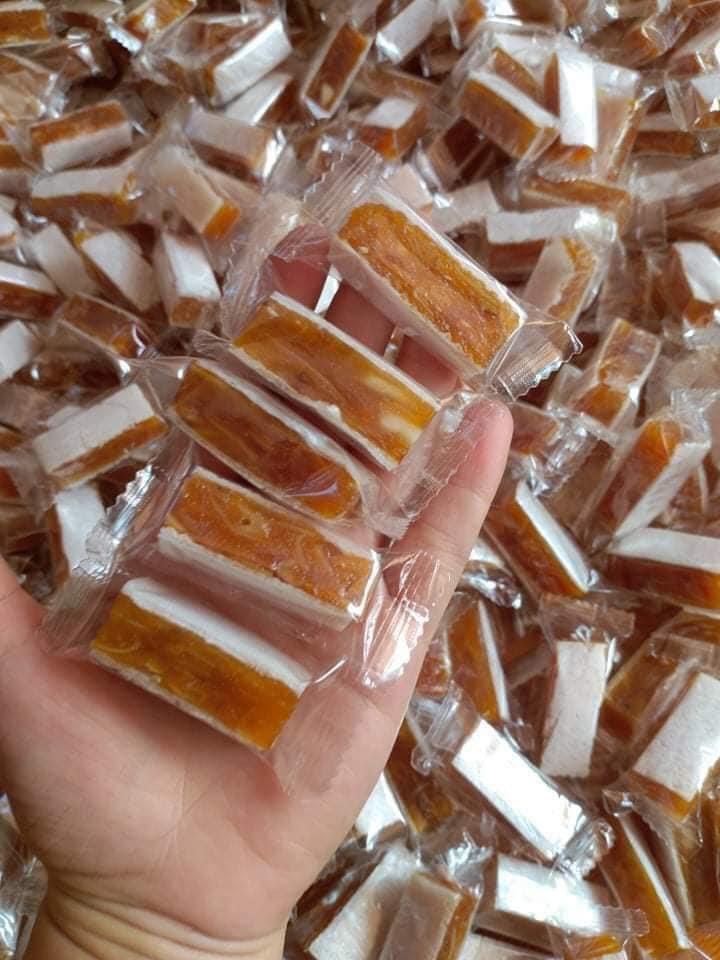 Kẹo Khóm Kẹp Dừa Non túi 500gr