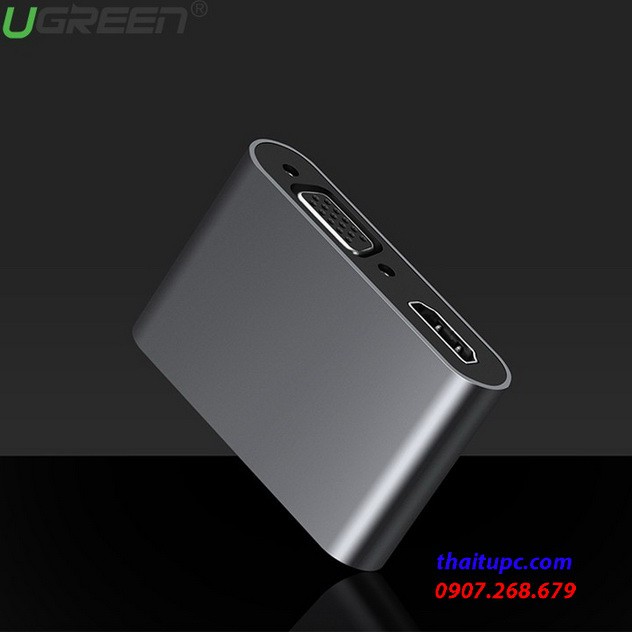 Cáp USB C To HDMI và VGA Ugreen 50505