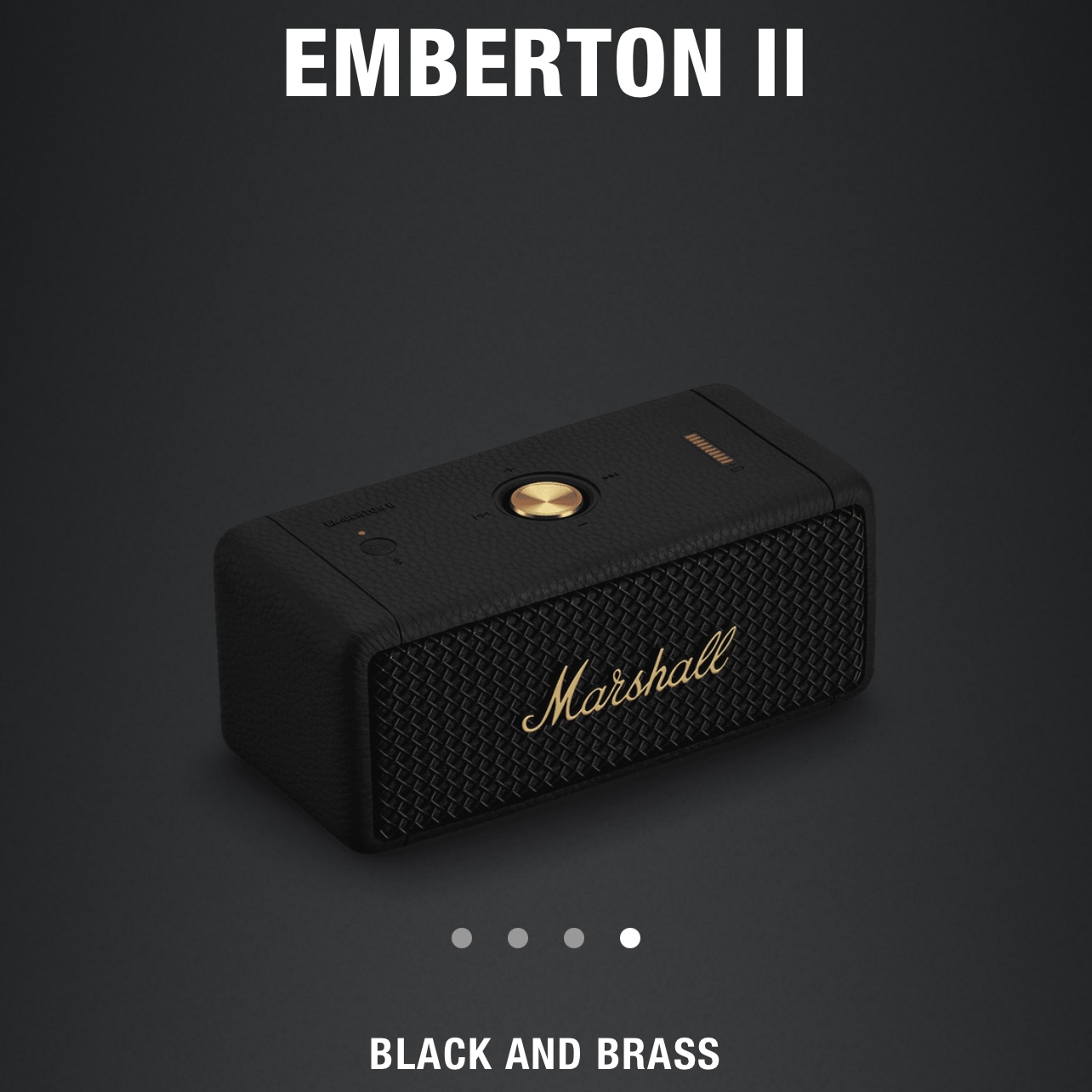 Loa Bluetooth Marshall Emberton M2 , chất âm 360 đỉnh cao , Công Suất 20W- Pin 20 Giờ, Kháng Nước Và Bụi Chuẩn IP67 , bảo hành 24 tháng