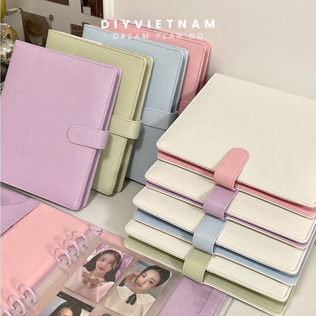 SỔ CÒNG PLANNER DA A5 (KÈM GIẤY FREENOTE)