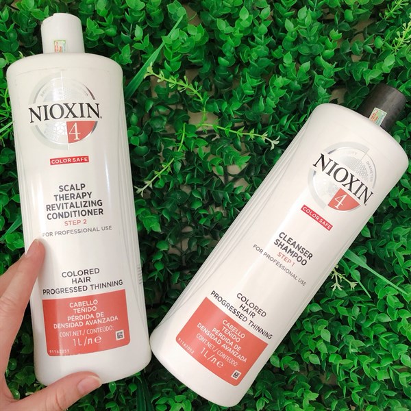 Nioxin 4 anti-hair loss shampoo and conditioner set 1000ml