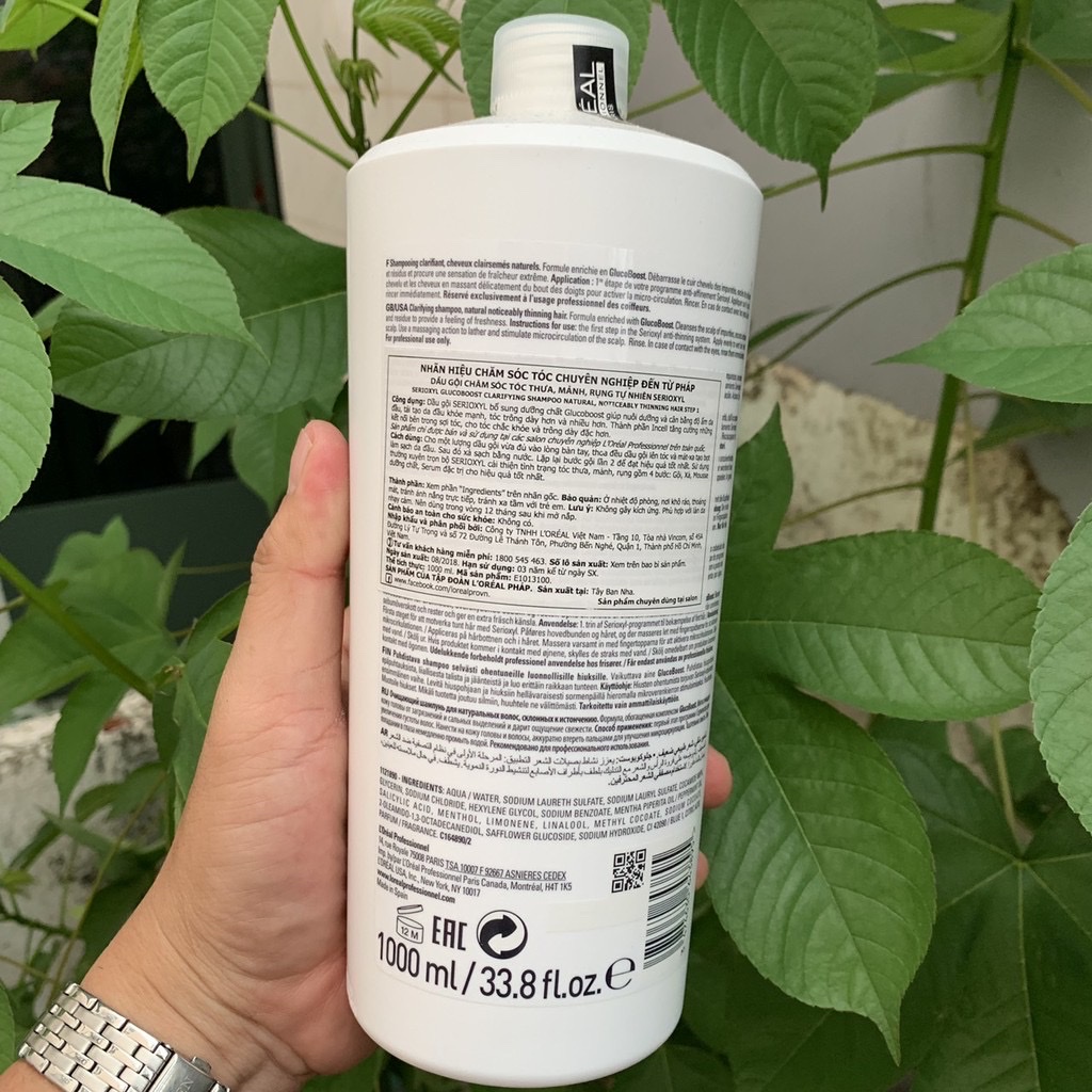 [HCM]Dầu gội kích thích mọc tóc Serioxyl Fuller Loreal 1000ml