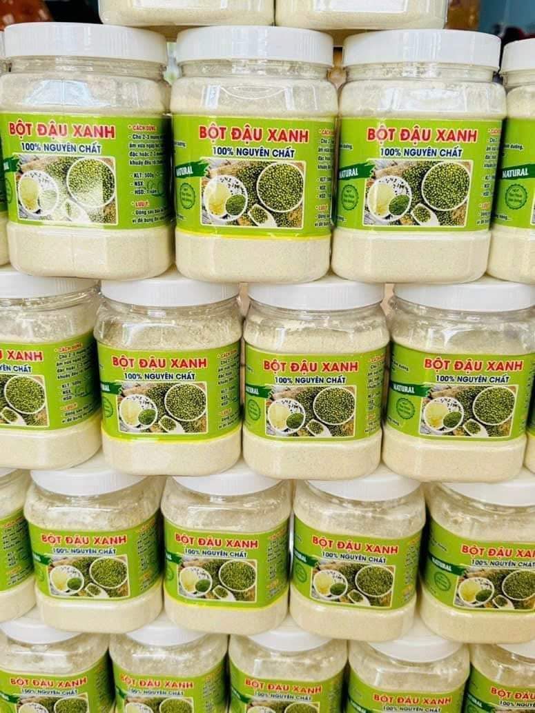 (Freeship) Bột đậu xanh nguyên chất hủ 500gr