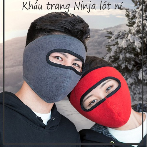 KHẨU TRANG NINJA LÓT NỈ SIÊU ẤM