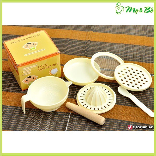 BỘ CHẾ BIẾN ĐỒ ĂN DẶM CHO BÉ