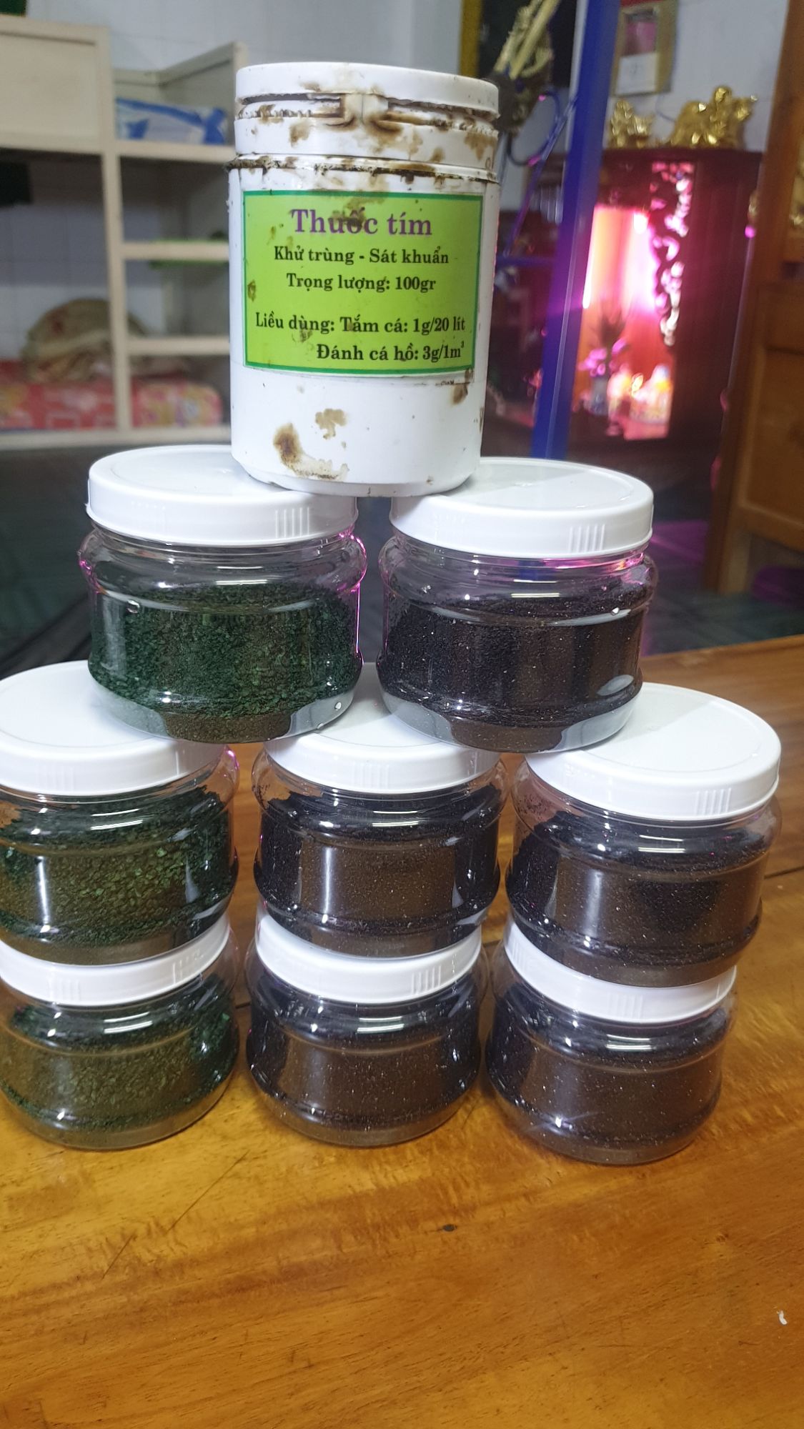 [HCM]tím kmn04-(loại 1 không tạp chất) 100g