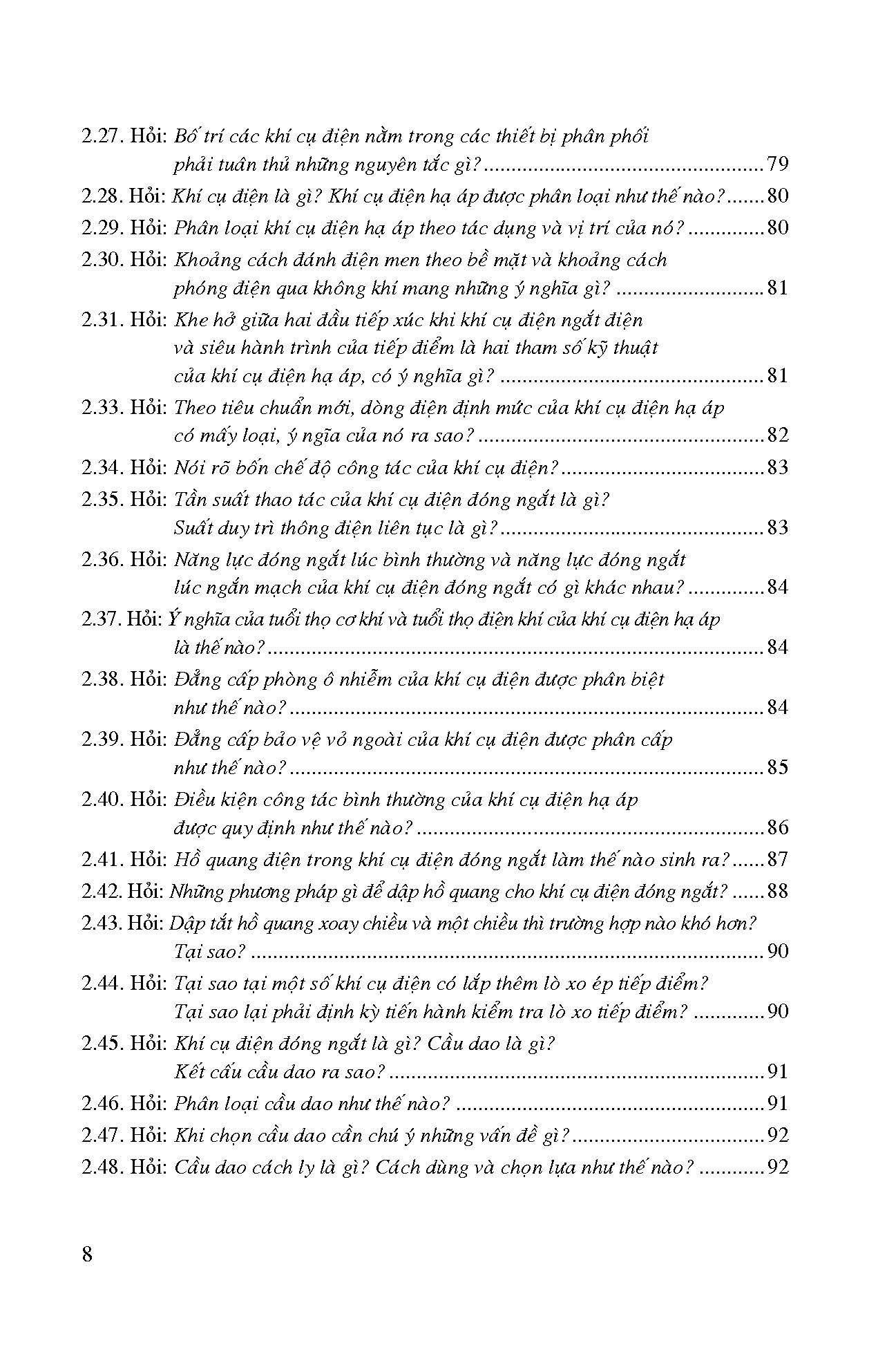 Hỏi Đáp Về Kỹ Thuật Điện Hạ Áp